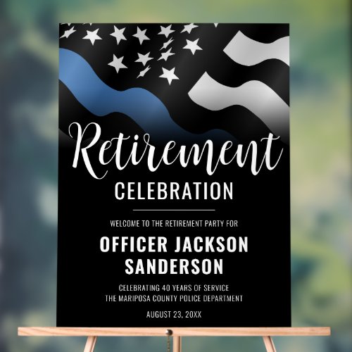 Police Retirement Party Law Enforcement Welcome