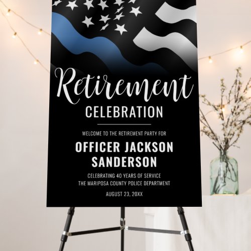 Police Retirement Party Law Enforcement Welcome