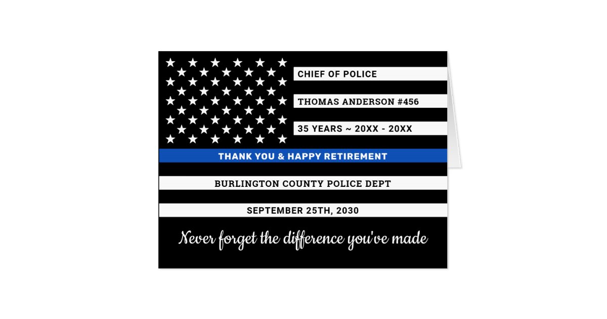 Police Thin Blue Line Personalized Kitchen Towels 2 piece Set