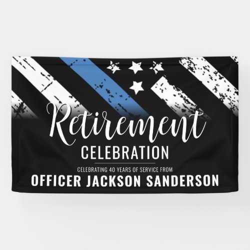 Police Retirement Thin Blue Line Law Enforcement