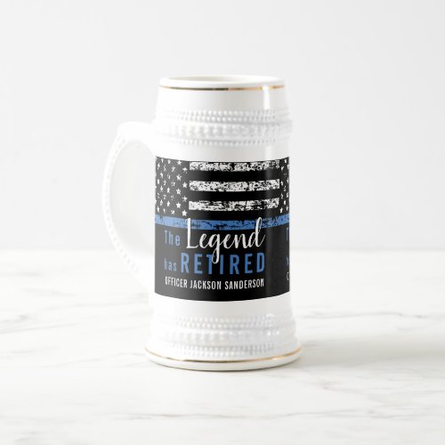 Police Retirement Thin Blue Line Law Enforcement