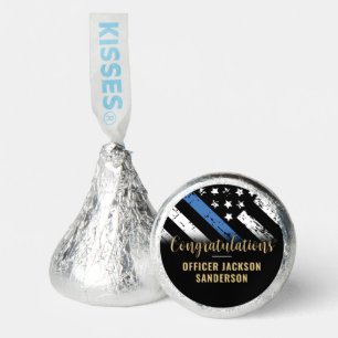 Police Retirement Thin Blue Line Law Enforcement Hershey®'s Kisses®