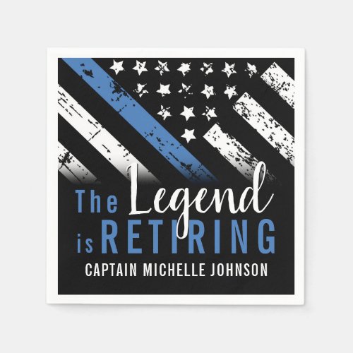 Police Retirement Thin Blue Line Law Enforcement