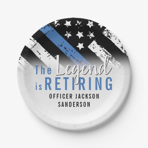 Police Retirement Thin Blue Line Law Enforcement