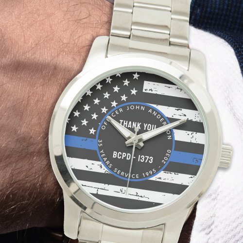 Police Retirement Thin Blue Line Law Enforcement Watch