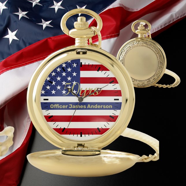 Police Retirement Watch Thin Blue Line US Flag (Creator Uploaded)