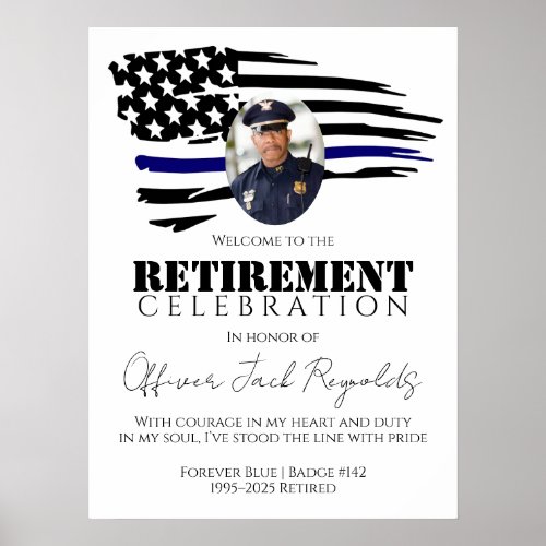 Police Retirement Welcome