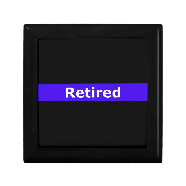 Police Retirted Thin Blue Line Gift Box (Front)