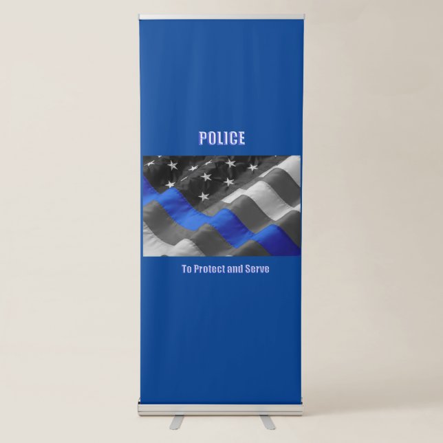 Police Retractable Banner (Front)