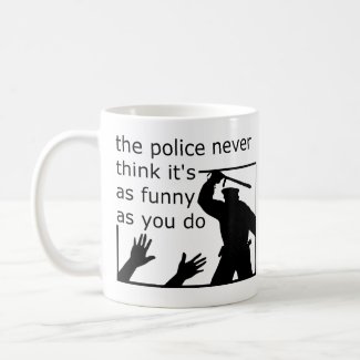 Police Sense Of Humor Funny Mug