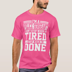 Police Sergeant Apparel Awesome Sergeants Design T-Shirt
