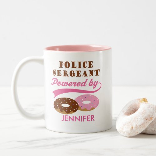 Police Sergeant Funny Personalized Gift Mug
