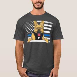 Police Service Dog K9 German Shepherd Dog Police O T-Shirt