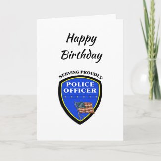 Police and Law Enforcement Cards Notes and Stickers