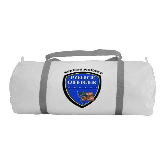 Police Serving Proudly Duffle Bag