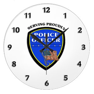 Police Law Enforcement Custom Clocks