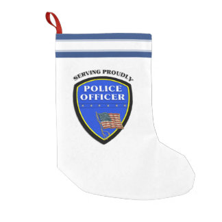 Police Small Christmas Stocking