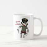 Police Sock Monkey Coffee Mug