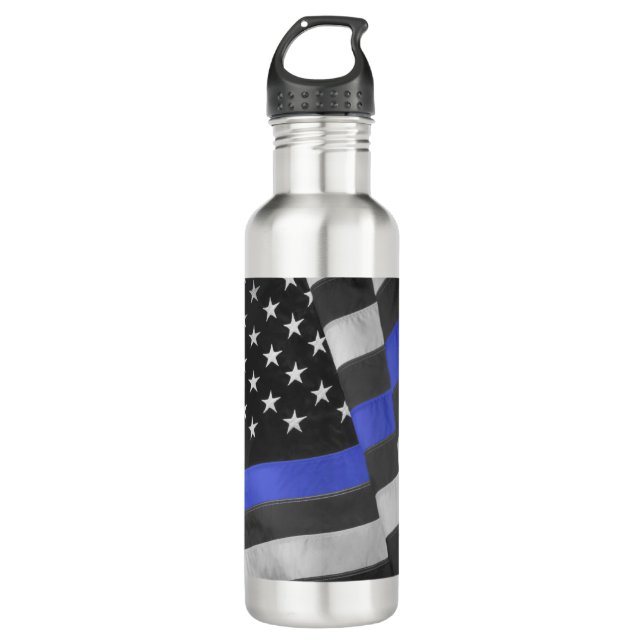 Police Stainless Steel Water Bottle (Front)