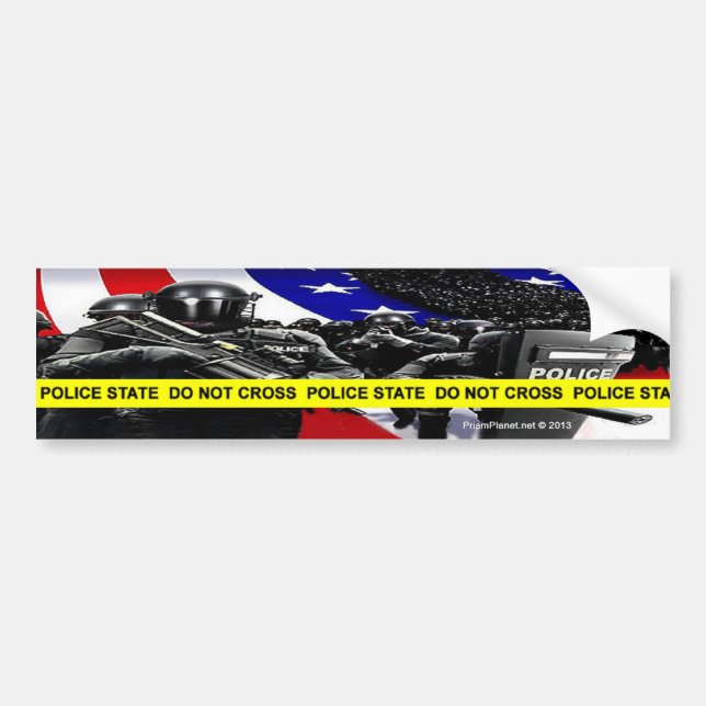 Police State Bumper Sticker (Front)