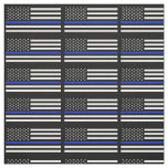Police Style American Flag Fabric
