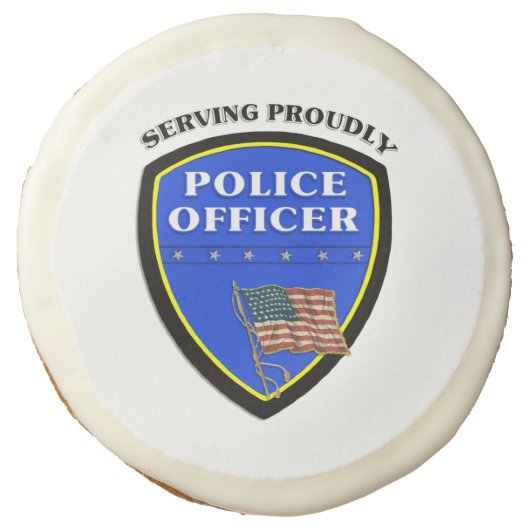 Police Sugar Cookie (Front)