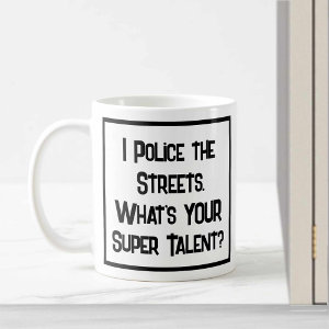 Police Super Talent. Coffee Mug