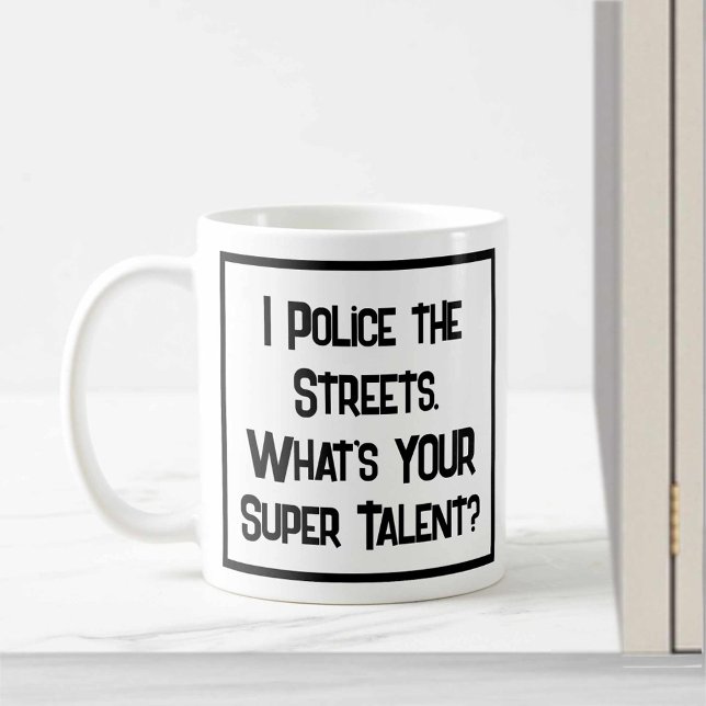 Police Super Talent. Coffee Mug (Creator Uploaded)