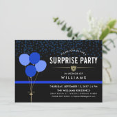 Police Surprise Party Invitation (Standing Front)