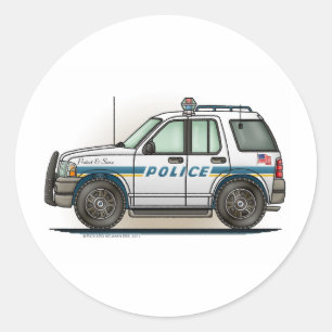 Police SUV Cruiser Car Cop Car Sticker