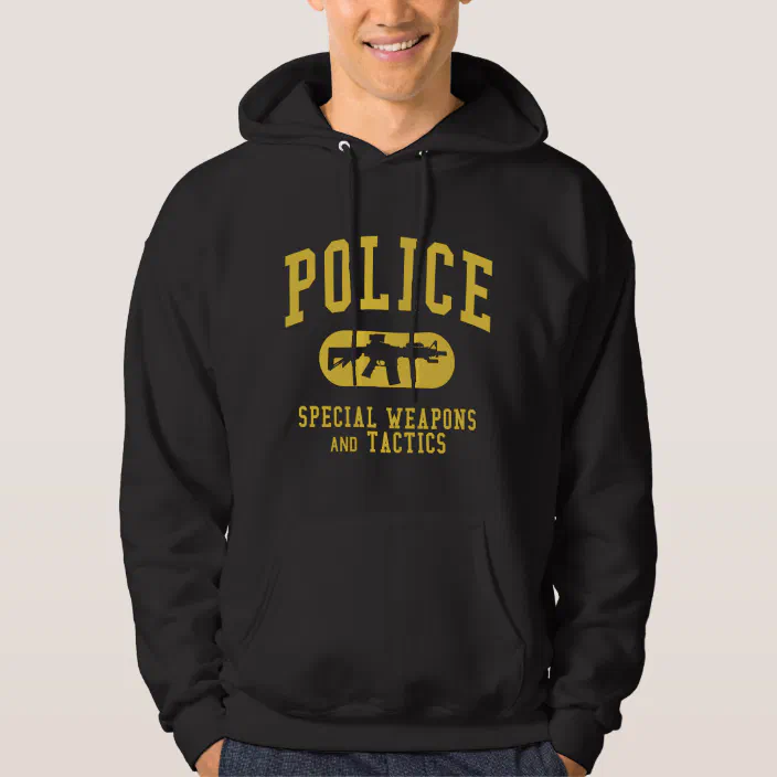 S.W.A.T Law Enforcement Hip Hop T-shirt Police Team MMA Hoodie Sweatshirt 