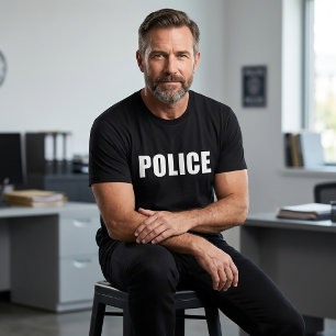 Police T-Shirt - Customize Color Tee