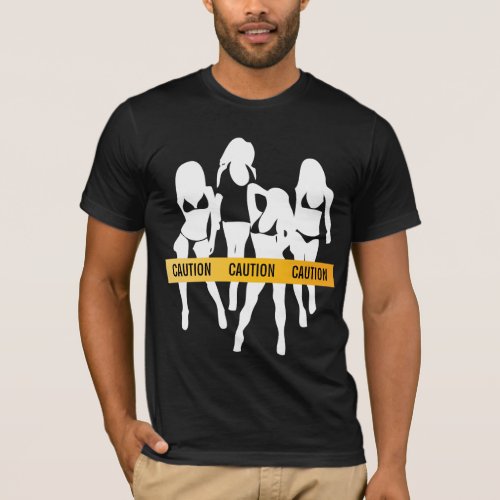 Police Tape _ CAUTION T_Shirt