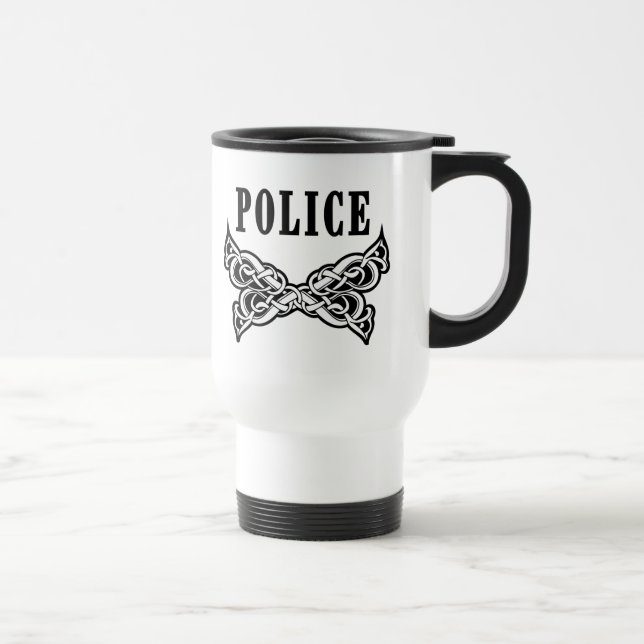 Police Tattoo Custom Mug (Right)