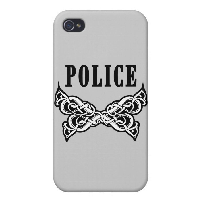 Police Tattoo iPhone 4 Covers