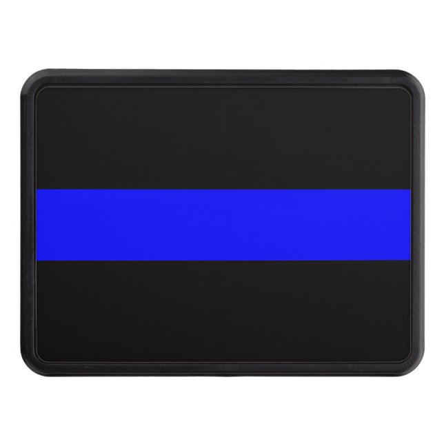 Police - The Thin Blue Line Hitch Cover (Front)