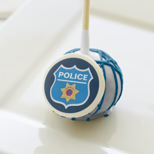 Police Theme Kids Birthday Party Cake Pops