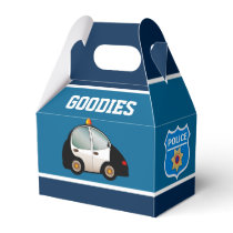 Police Theme Kids Birthday Party Favor Boxes