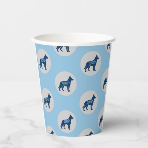 Police Themed Paper Cups