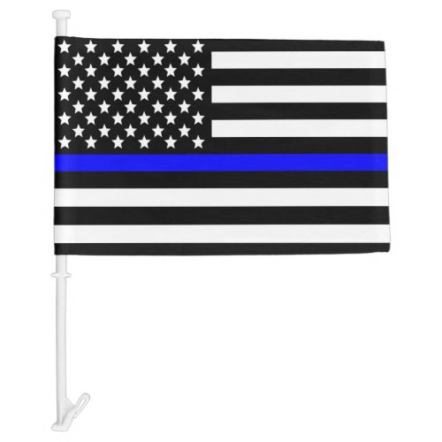 Police Thin Blue Line American Flag