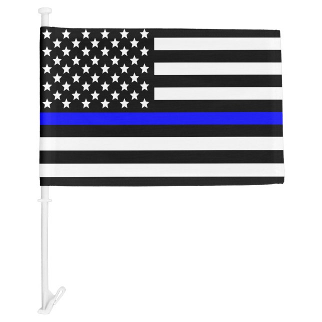 Police Thin Blue Line American Flag (Front)