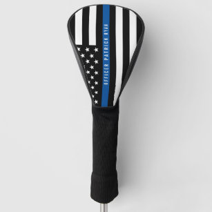 thin blue line golf club covers