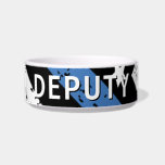 Police Thin Blue Line American Flag Officer<br><div class="desc">This design features a police force flag with black and white stripes,  and a thin blue line stripe as well. Great for our pet loving heroes out in the field,  or for showing your support for the law enforcement officer,  sheriff,  captain,  or chief in your life!</div>