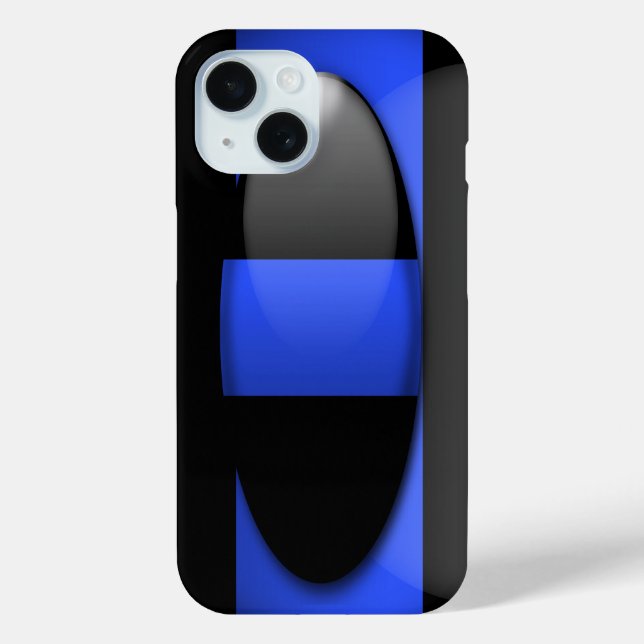 Police Thin Blue Line Case-Mate iPhone Case (Back)