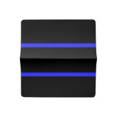 Police Thin Blue Line Checkbook Cover (Open)