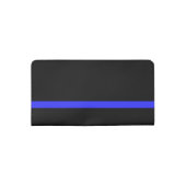 Police Thin Blue Line Checkbook Cover (Back)