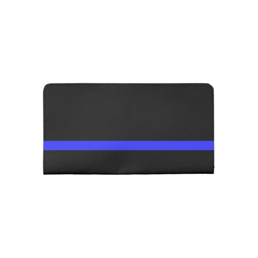 Police Thin Blue Line Checkbook Cover (Back)