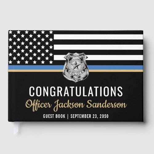 Police Thin Blue Line Congratulations Retirement