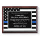 Police Thin Blue Line Custom Years Law Enforcement