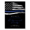 Police Thin Blue Line Flag Retirement Welcome